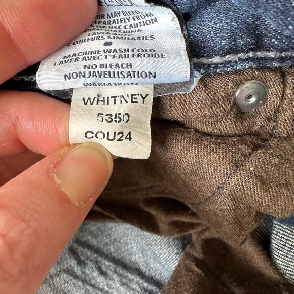 D9 Cuffed Rhinestone Denim blue jean shorts Size 31 - Picture 11 of 13